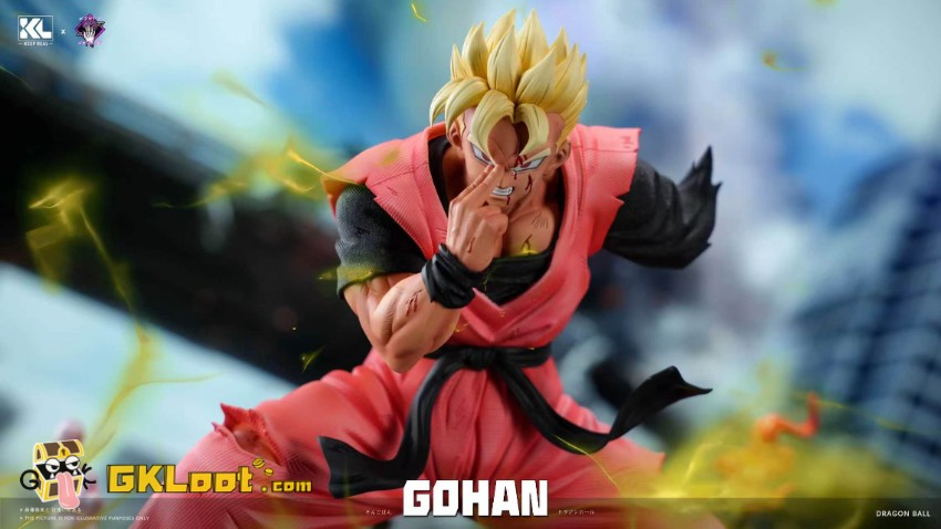 Dirty Uncle & KEEP REAL Studio Dragon Ball Son Gohan Statue - View 5 Dirty Uncle & KEEP REAL Studio Dragon Ball Son Gohan Statue - View 5