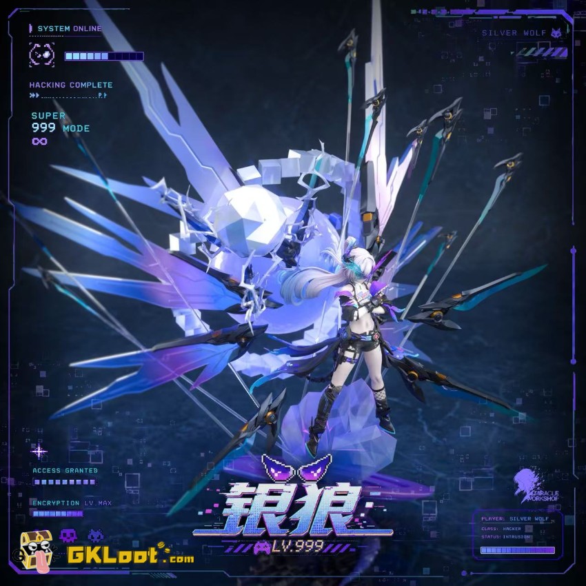 Miracle Workshop Studio 1/6 Honkai: Star Rail Silver Wolf Statue - View 5 Miracle Workshop Studio 1/6 Honkai: Star Rail Silver Wolf Statue - View 5