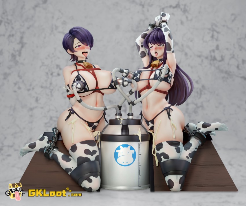 Meat Studio Komi Can't Communicate Komi Shuuko & Komi Shouko Statue - View 2 Meat Studio Komi Can't Communicate Komi Shuuko & Komi Shouko Statue - View 2