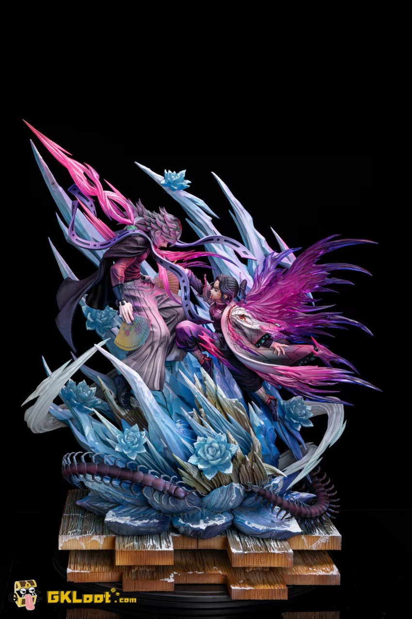 Lei Hao Ke Yu Studio 1/5 Demon Slayer Kochou Shinobu & Doma Statue - View 6 Lei Hao Ke Yu Studio 1/5 Demon Slayer Kochou Shinobu & Doma Statue - View 6