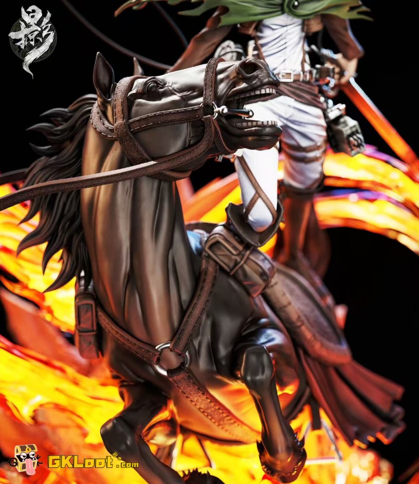 Lue Ying Studio Attack on Titan Levi Ackerman Statue w/ LED - View 5 Lue Ying Studio Attack on Titan Levi Ackerman Statue w/ LED - View 5
