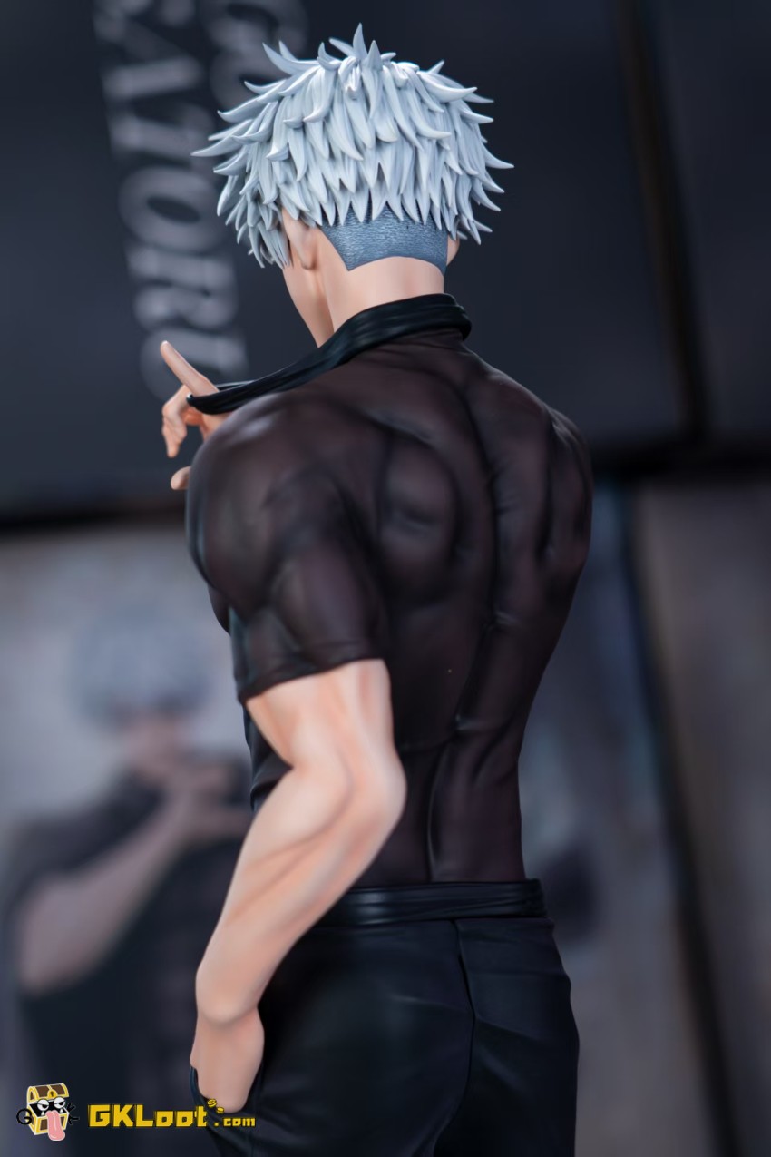 ZanyJoke & FANTASY Studio Jujutsu Kaisen Satoru Gojo Statue w/ LED - View 5 ZanyJoke & FANTASY Studio Jujutsu Kaisen Satoru Gojo Statue w/ LED - View 5
