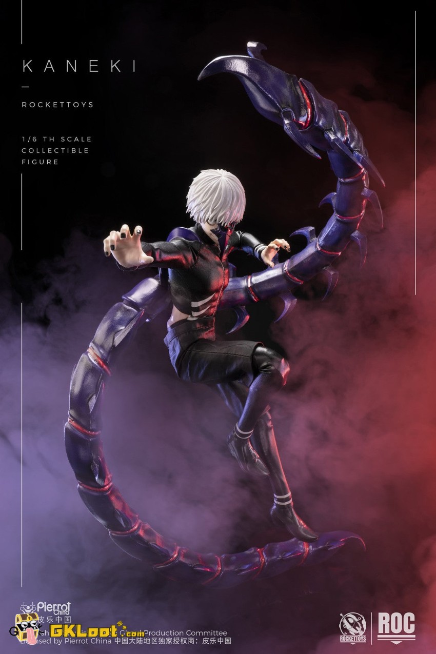 ROCKETTOYS Studio 1/6 Tokyo Ghoul Licensed Kaneki Ken Action Figure - View 11 ROCKETTOYS Studio 1/6 Tokyo Ghoul Licensed Kaneki Ken Action Figure - View 11