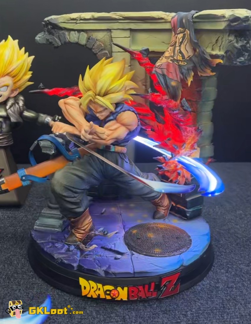 Poker Monster Studio Dragon Ball Trunks Statue w/ LED - View 1 Poker Monster Studio Dragon Ball Trunks Statue w/ LED - View 1