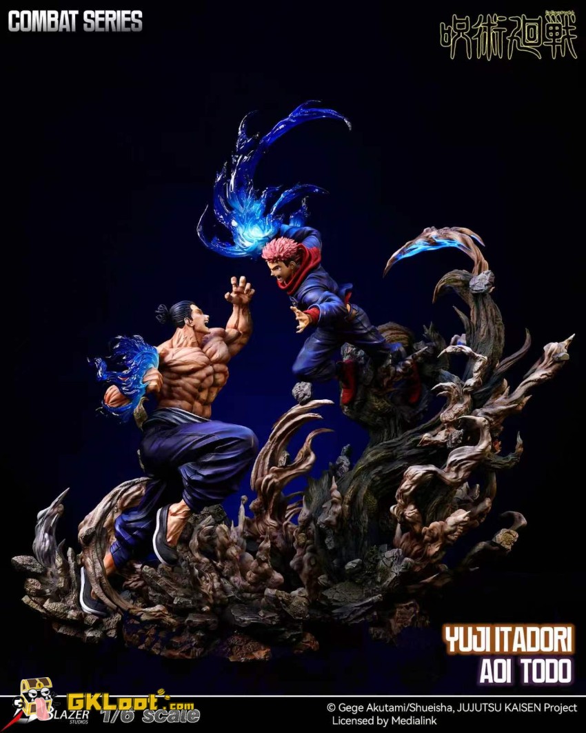 Blazer Studio 1/6 Jujutsu Kaisen Yuji Itadori & Aoi Todo Statue - View 12 Blazer Studio 1/6 Jujutsu Kaisen Yuji Itadori & Aoi Todo Statue - View 12