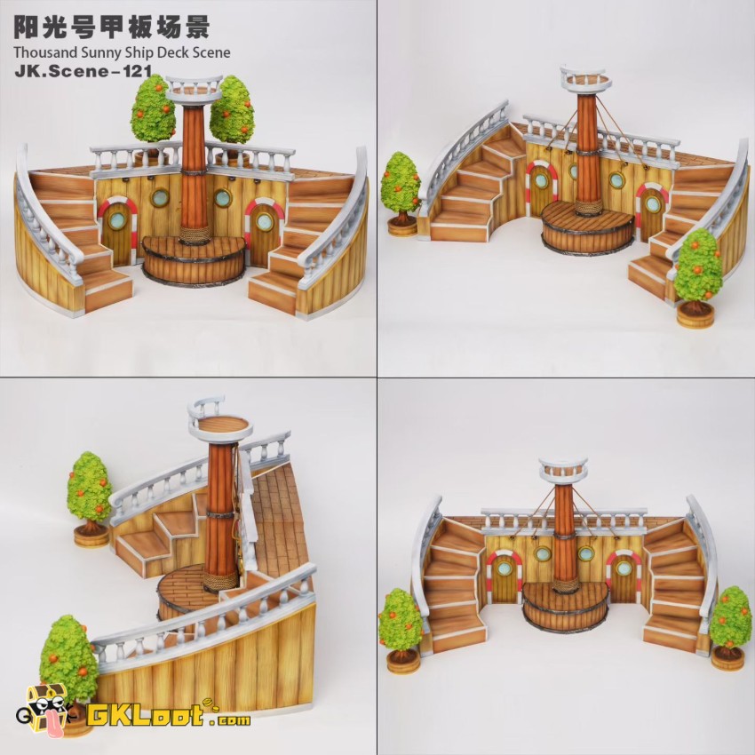 JacksDo Studio Thousand Sunny Ship Deck Scene of One Piece - View 3 JacksDo Studio Thousand Sunny Ship Deck Scene of One Piece - View 3