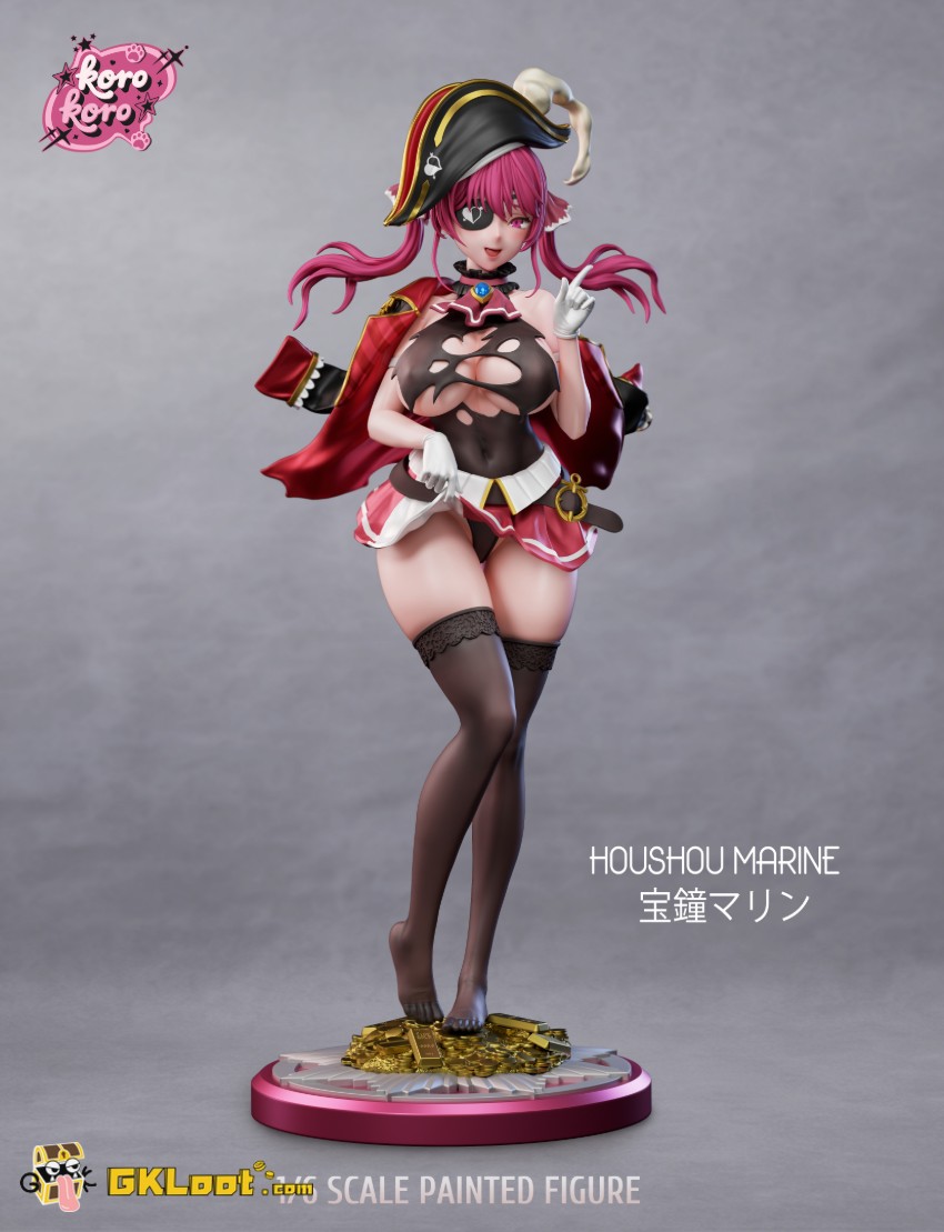 Koro Koro Studio VTuber Houshou Marine Statue - View 2 Koro Koro Studio VTuber Houshou Marine Statue - View 2