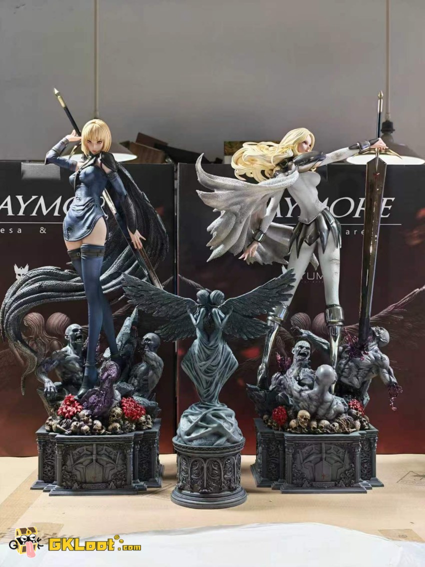 YUMS-Collectors Studio Claymore Teresa & Clare Statue - View 7 YUMS-Collectors Studio Claymore Teresa & Clare Statue - View 7