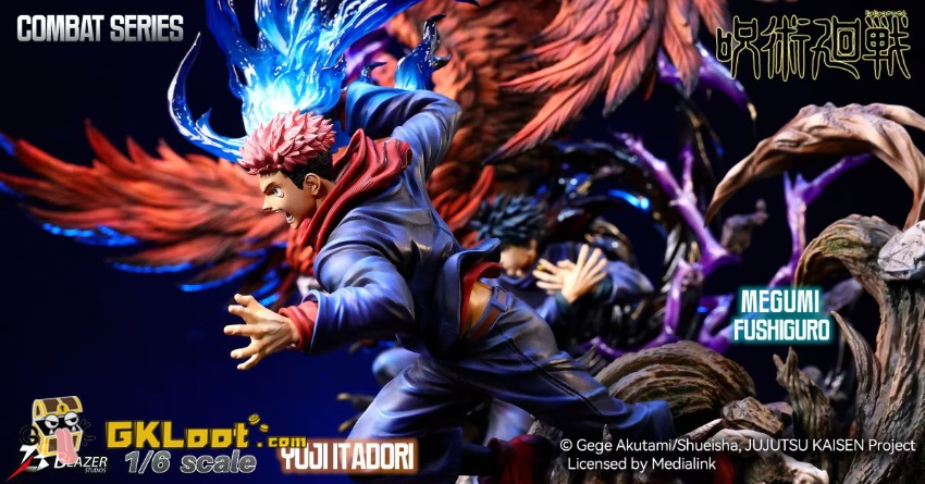 Blazer Studio 1/6 Jujutsu Kaisen Yuji Itadori & Aoi Todo Statue - View 18 Blazer Studio 1/6 Jujutsu Kaisen Yuji Itadori & Aoi Todo Statue - View 18