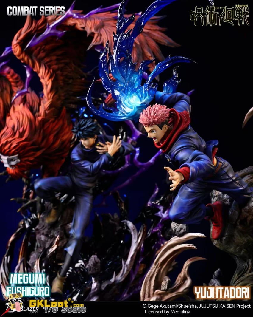 Blazer Studio 1/6 Jujutsu Kaisen Yuji Itadori & Aoi Todo Statue - View 20 Blazer Studio 1/6 Jujutsu Kaisen Yuji Itadori & Aoi Todo Statue - View 20