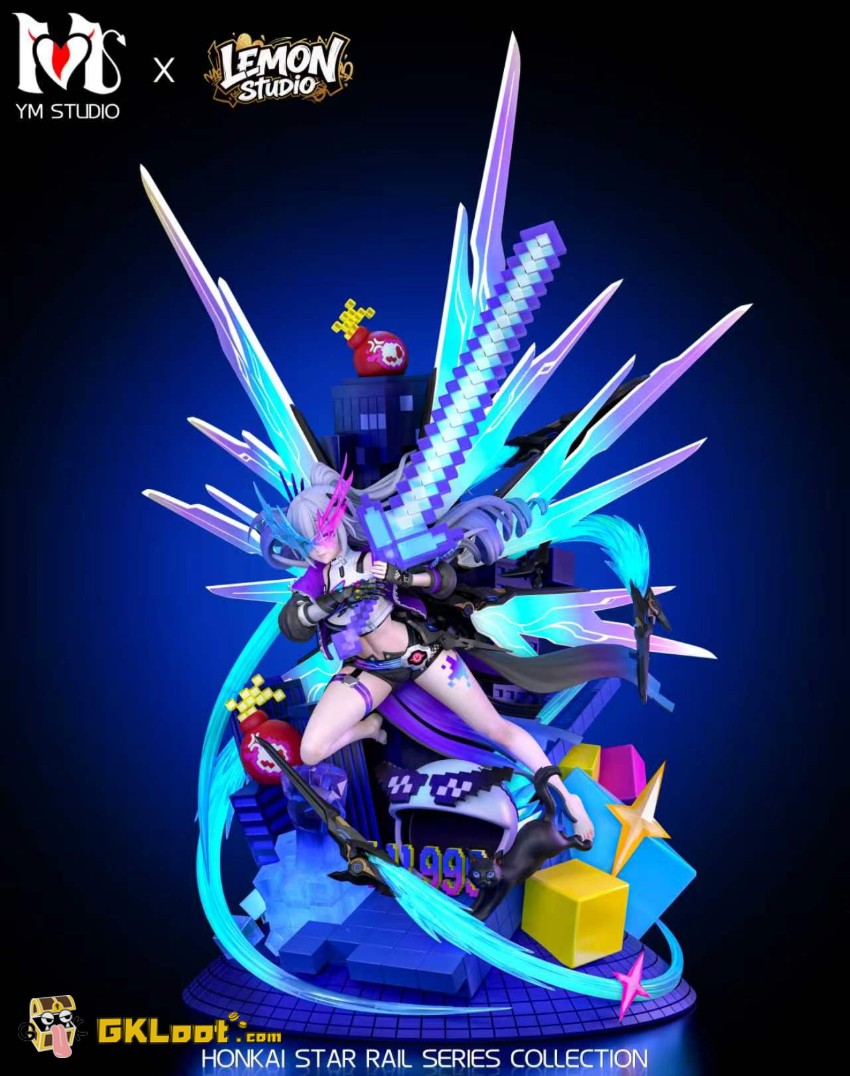Lemon & YM Studio 1/4 Honkai: Star Rail Silver Wolf Statue w/ LED - View 2 Lemon & YM Studio 1/4 Honkai: Star Rail Silver Wolf Statue w/ LED - View 2