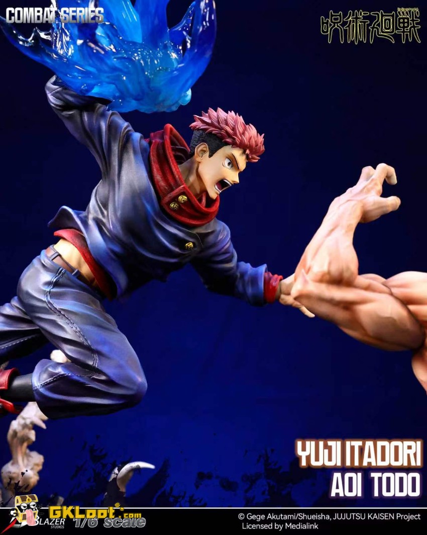Blazer Studio 1/6 Jujutsu Kaisen Yuji Itadori & Aoi Todo Statue - View 7 Blazer Studio 1/6 Jujutsu Kaisen Yuji Itadori & Aoi Todo Statue - View 7