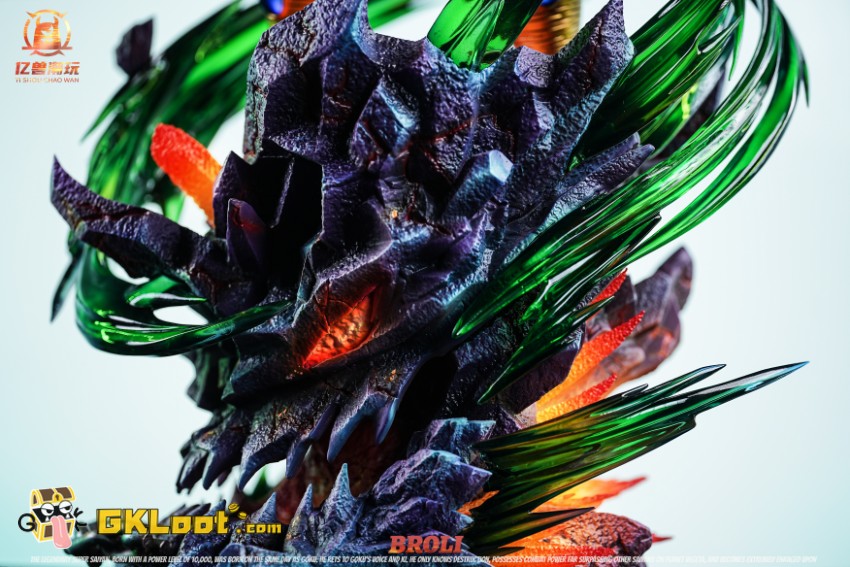 Yi Shou Studio Dragon Ball Broly Statue w/ LED - View 9 Yi Shou Studio Dragon Ball Broly Statue w/ LED - View 9