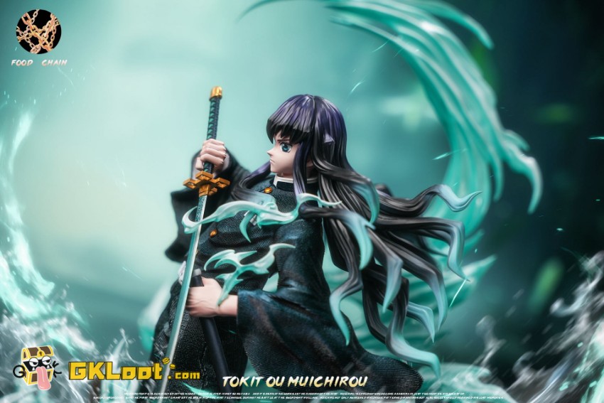 Food Chain Studio 1/6 Demon Slayer Tokitou Muichirou Statue w/ LED - View 4 Food Chain Studio 1/6 Demon Slayer Tokitou Muichirou Statue w/ LED - View 4