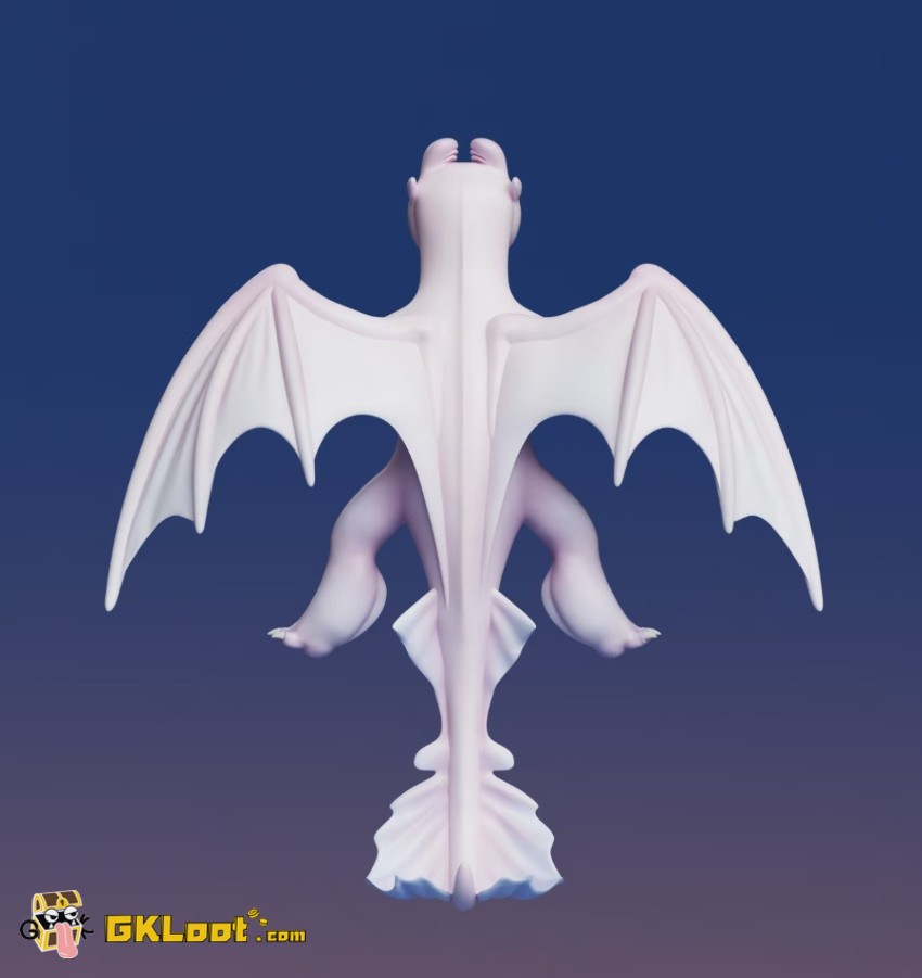 Tian Qi Studio How to Train Your Dragon Light Fury - View 8 Tian Qi Studio How to Train Your Dragon Light Fury - View 8