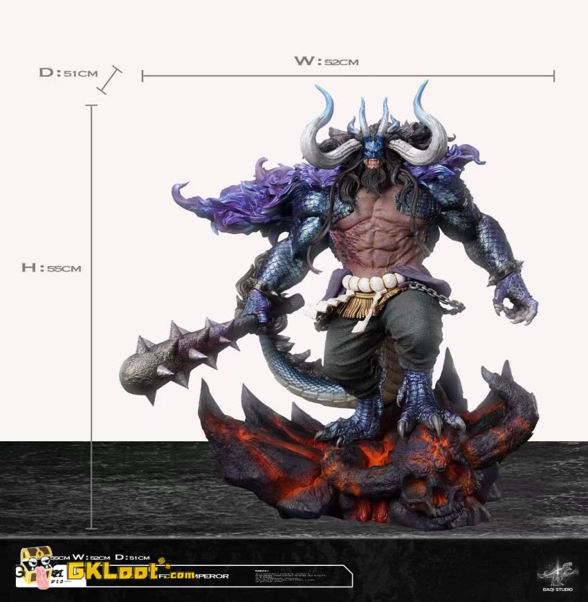 BAQI Studio One Piece Kaidou Statue - View 5 BAQI Studio One Piece Kaidou Statue - View 5