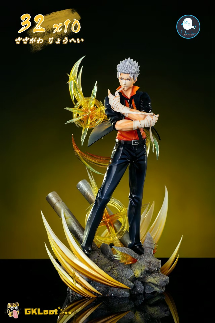 ILLegal Factory Studio Katekyo Hitman Reborn Ryohei Sasagawa & Lambo Statue - View 6 ILLegal Factory Studio Katekyo Hitman Reborn Ryohei Sasagawa & Lambo Statue - View 6