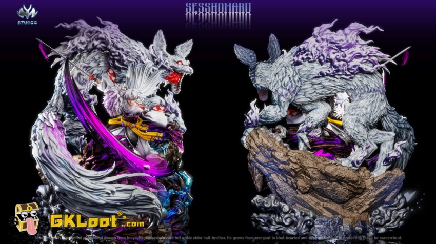 Mu Yao Studio 1/6 Inuyasha Sesshoumaru Statue - View 3 Mu Yao Studio 1/6 Inuyasha Sesshoumaru Statue - View 3