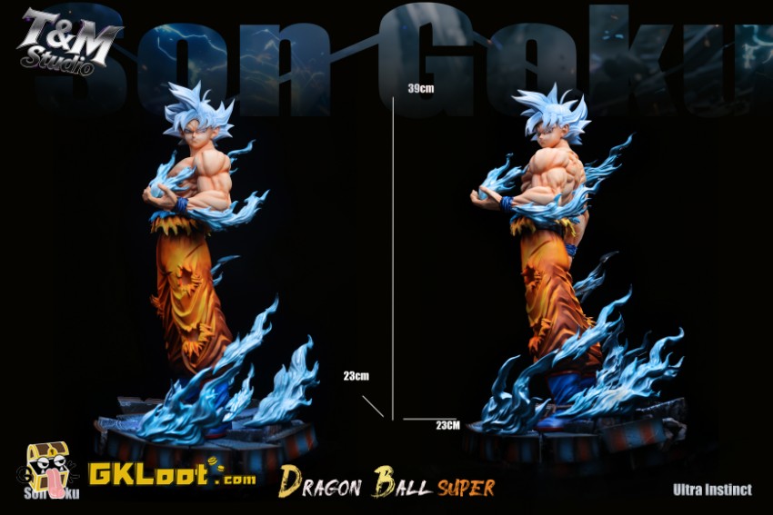 T&M Studio Studio Dragon Ball Super Son Goku Ultra Instinct Statue - View 3 T&M Studio Studio Dragon Ball Super Son Goku Ultra Instinct Statue - View 3