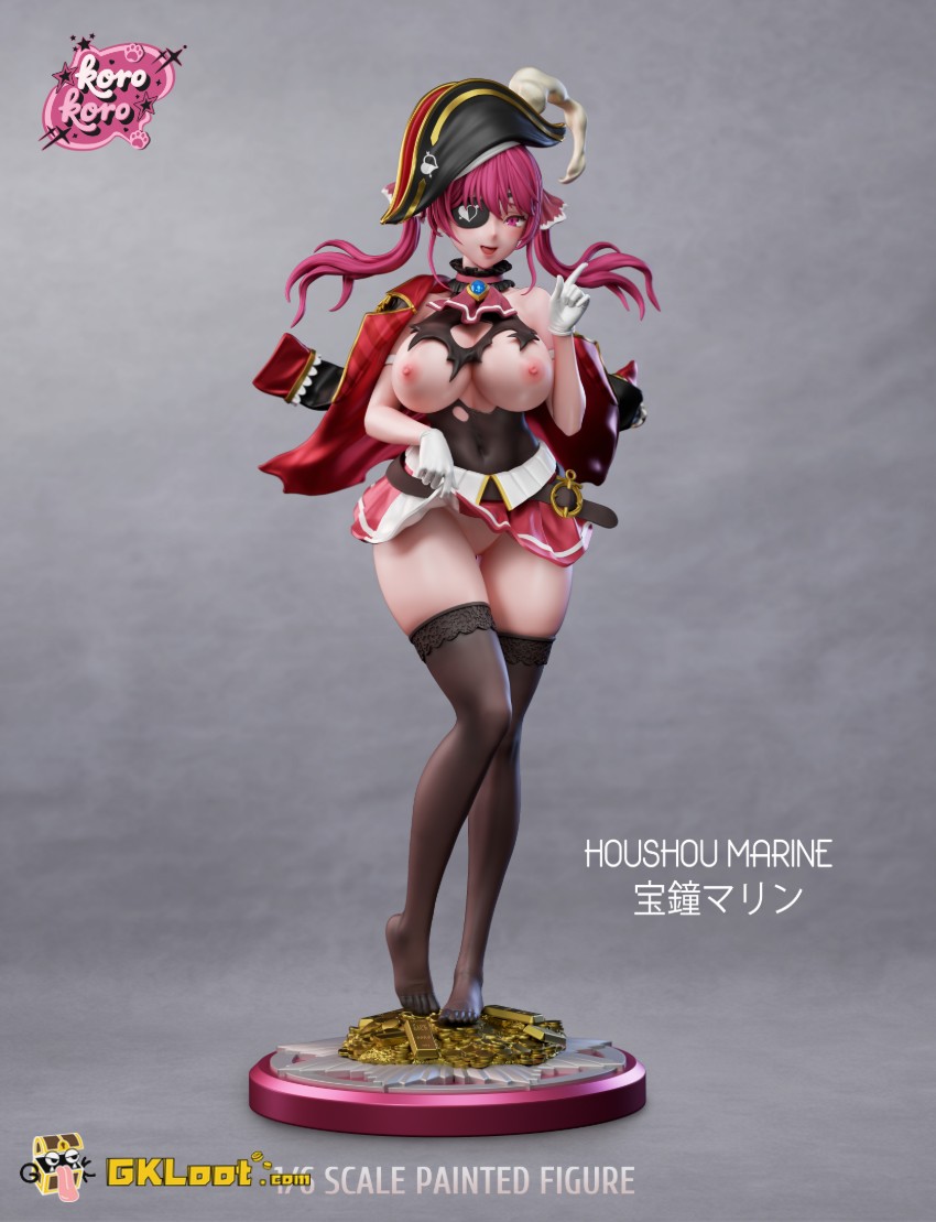 Koro Koro Studio VTuber Houshou Marine Statue - View 3 Koro Koro Studio VTuber Houshou Marine Statue - View 3