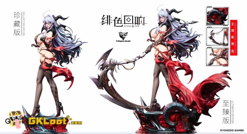 TriEagles Studio 1/4 Echocalypse Damonica Statue - View 7 TriEagles Studio 1/4 Echocalypse Damonica Statue - View 7