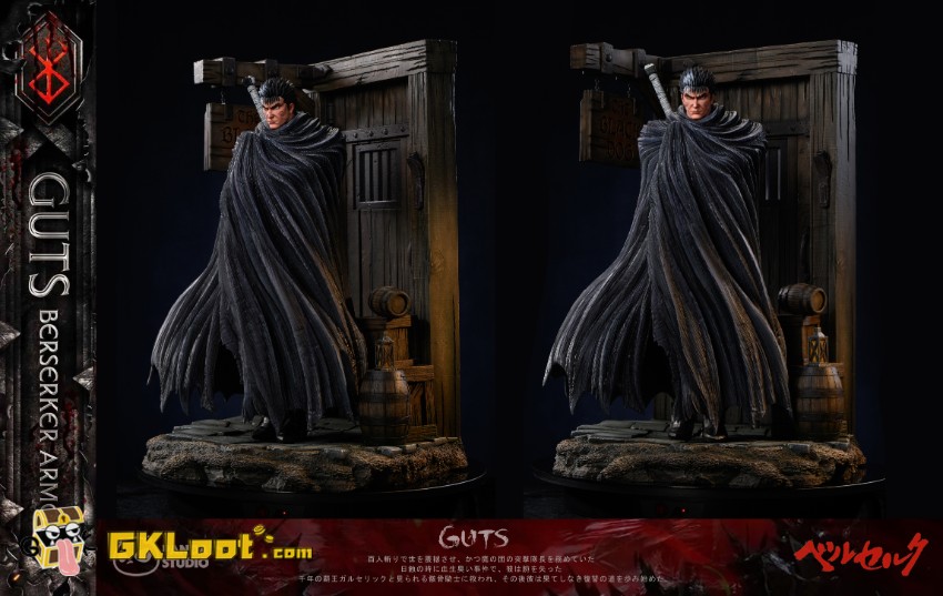Panda Studio 1/4 Berserk Guts Statue - View 6 Panda Studio 1/4 Berserk Guts Statue - View 6