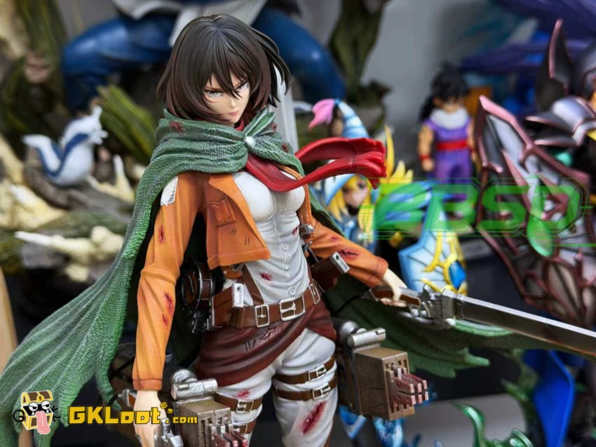 BBSD Studio 1/6 Attack On Titan Mikasa Ackerman Statue - View 1 BBSD Studio 1/6 Attack On Titan Mikasa Ackerman Statue - View 1