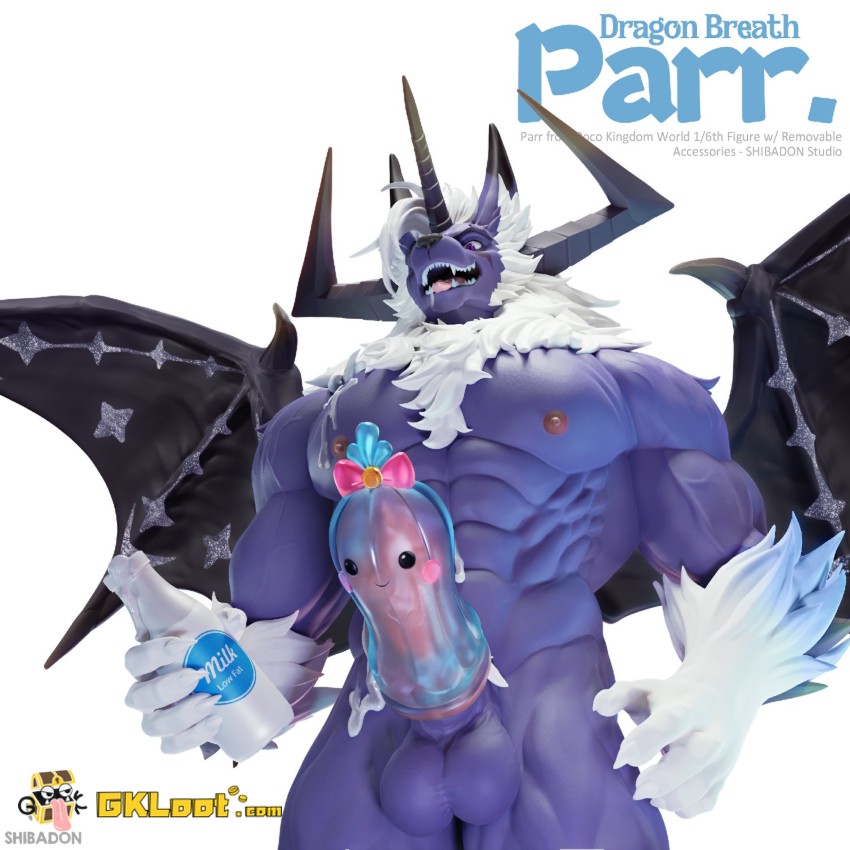 Shibadon Studio Roco Kingdom Dragon Breath Parr Statue - View 5 Shibadon Studio Roco Kingdom Dragon Breath Parr Statue - View 5