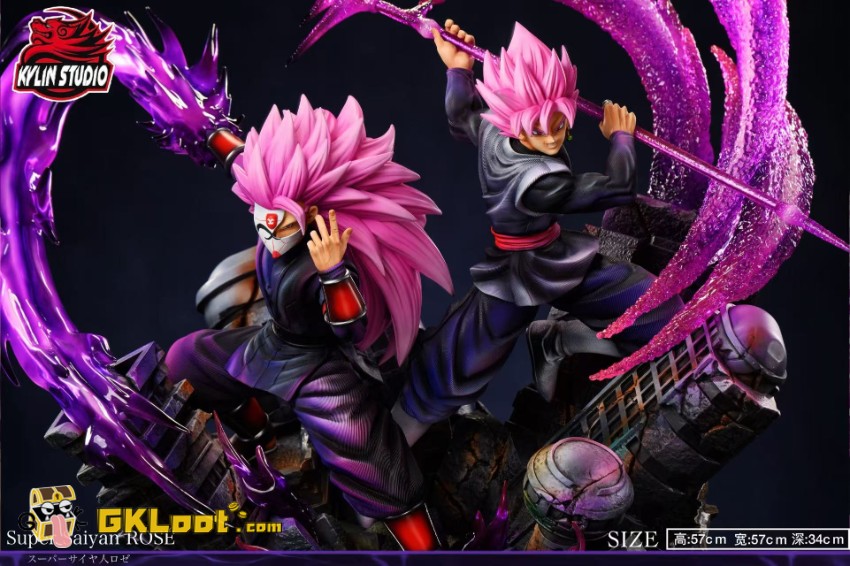 Kylin Studio 1/6 Dragon Ball Super Saiyan Rosé Statue w/ LED - View 4 Kylin Studio 1/6 Dragon Ball Super Saiyan Rosé Statue w/ LED - View 4