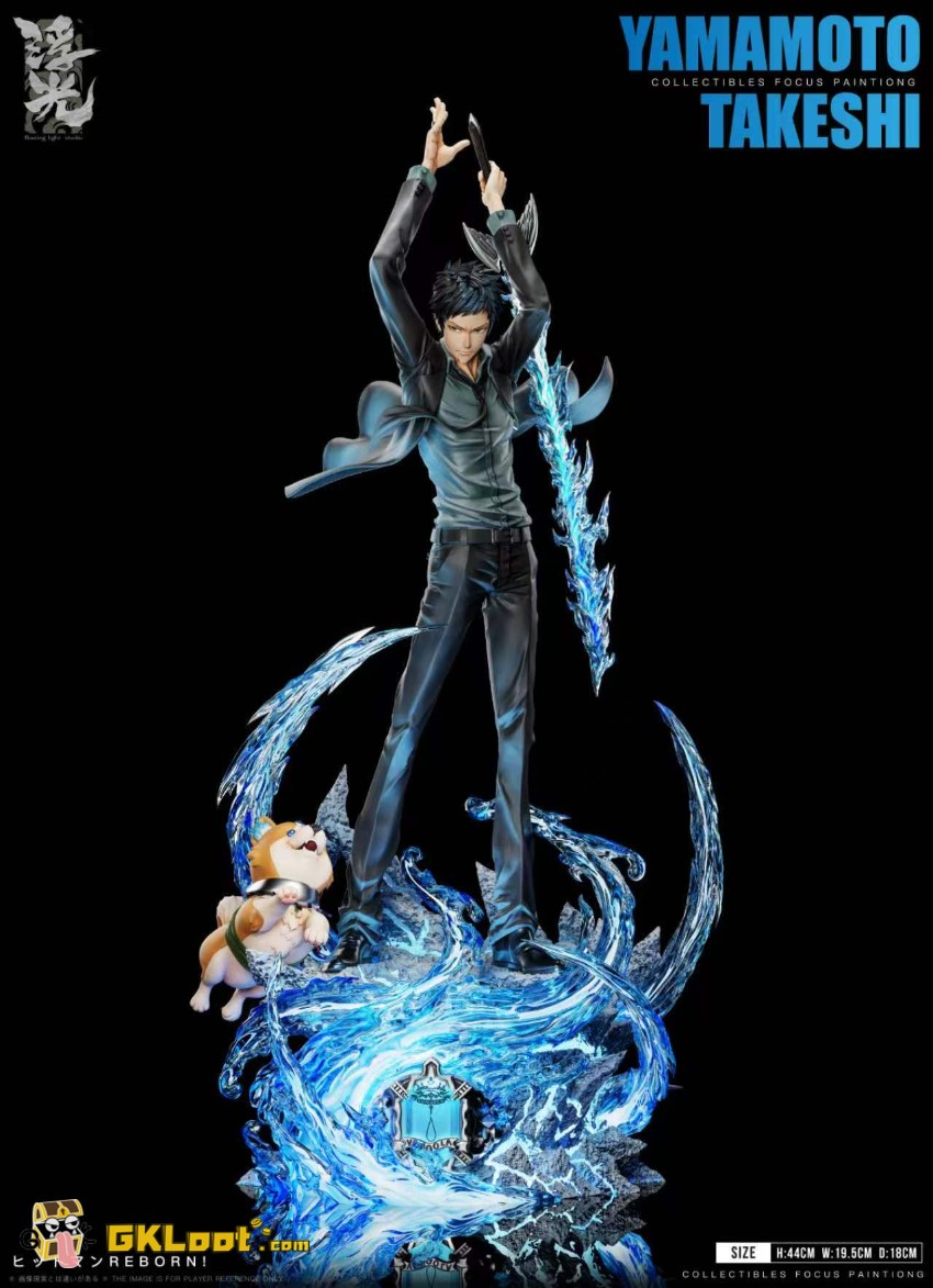 Floating Light Studio 1/6 Katekyo Hitman Reborn Yamamoto Takeshi Statue w/ LED - View 4 Floating Light Studio 1/6 Katekyo Hitman Reborn Yamamoto Takeshi Statue w/ LED - View 4