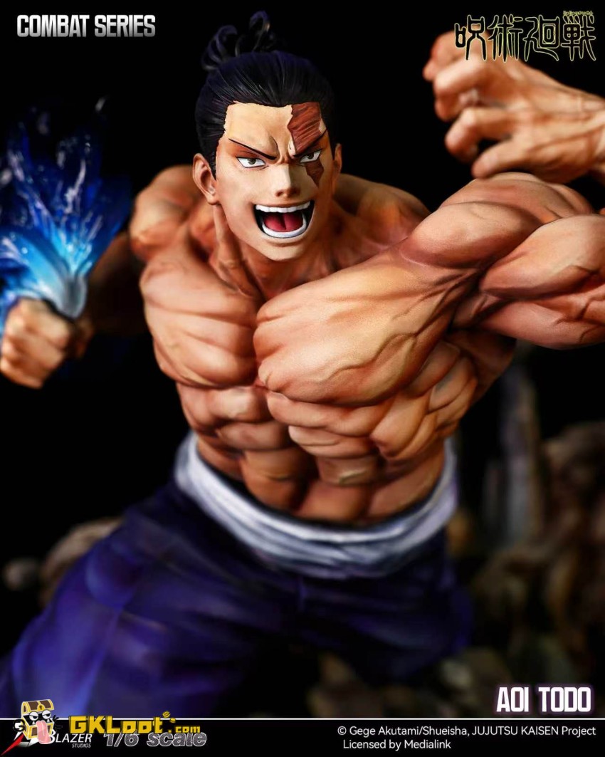 Blazer Studio 1/6 Jujutsu Kaisen Yuji Itadori & Aoi Todo Statue - View 2 Blazer Studio 1/6 Jujutsu Kaisen Yuji Itadori & Aoi Todo Statue - View 2