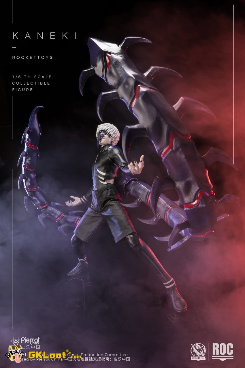 ROCKETTOYS Studio 1/6 Tokyo Ghoul Licensed Kaneki Ken Action Figure - View 12 ROCKETTOYS Studio 1/6 Tokyo Ghoul Licensed Kaneki Ken Action Figure - View 12