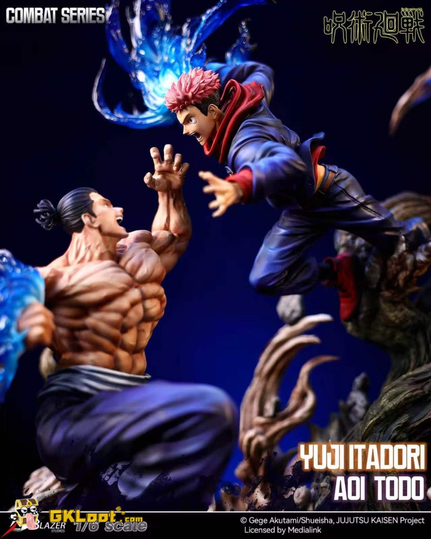 Blazer Studio 1/6 Jujutsu Kaisen Yuji Itadori & Aoi Todo Statue - View 5 Blazer Studio 1/6 Jujutsu Kaisen Yuji Itadori & Aoi Todo Statue - View 5