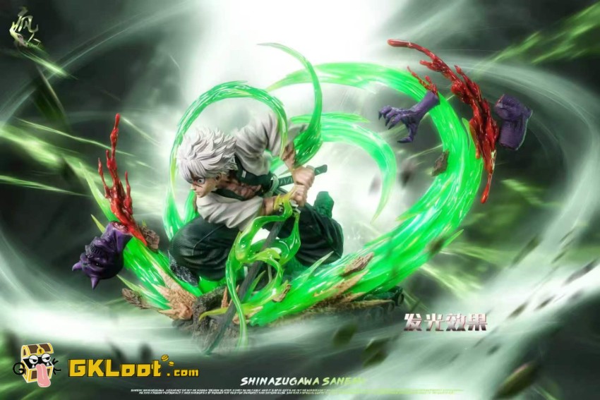 Madman Studio 1/6 Demon Slayer: Kimetsu no Yaiba - Sanemi Shinazugawa Statue w/ LED - View 2 Madman Studio 1/6 Demon Slayer: Kimetsu no Yaiba - Sanemi Shinazugawa Statue w/ LED - View 2