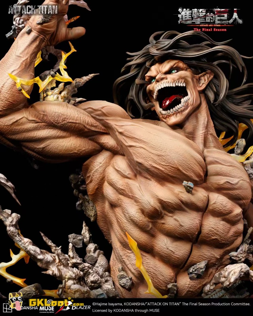 Blazer Studio Attack on Titan Eren Jaeger Bust Statue - View 9 Blazer Studio Attack on Titan Eren Jaeger Bust Statue - View 9