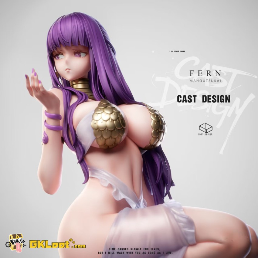 Cast Design Studio 1/4 Frieren: Beyond Journey's End Fern Statue - View 1 Cast Design Studio 1/4 Frieren: Beyond Journey's End Fern Statue - View 1