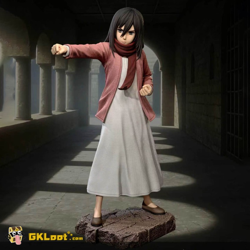 Model Power Studio Attack On Titan Mikasa Ackerman Statue - View 1 Model Power Studio Attack On Titan Mikasa Ackerman Statue - View 1