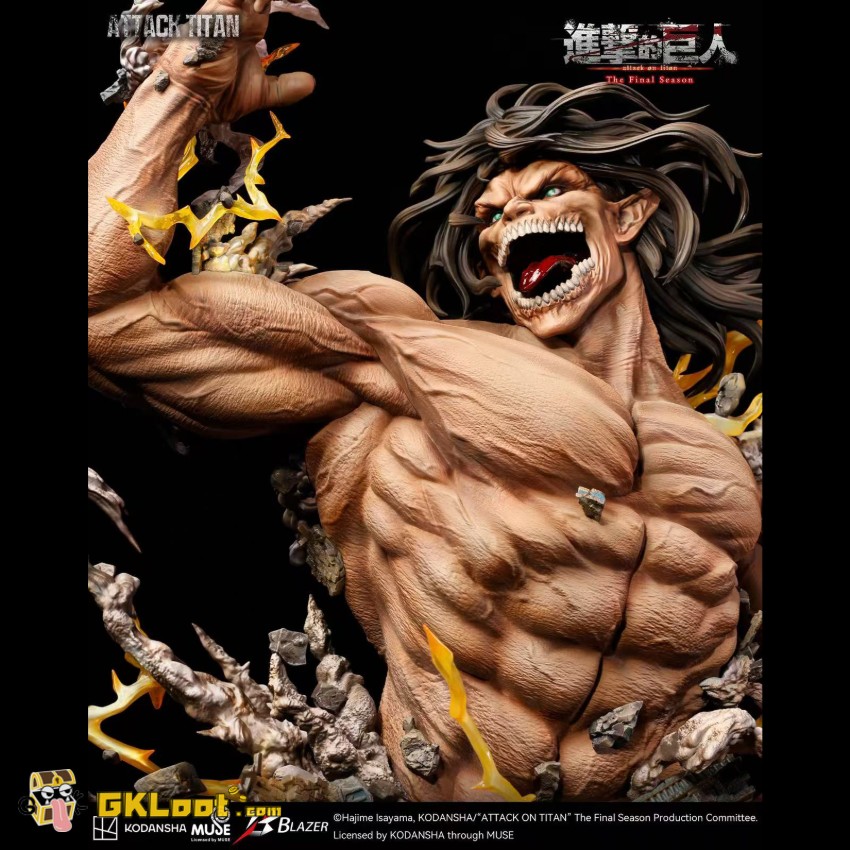 Blazer Studio Attack on Titan Eren Jaeger Bust Statue - View 1 Blazer Studio Attack on Titan Eren Jaeger Bust Statue - View 1