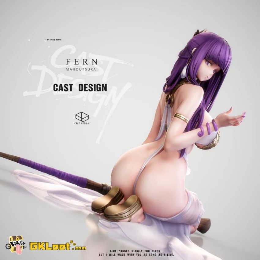 Cast Design Studio 1/4 Frieren: Beyond Journey's End Fern Statue - View 5 Cast Design Studio 1/4 Frieren: Beyond Journey's End Fern Statue - View 5
