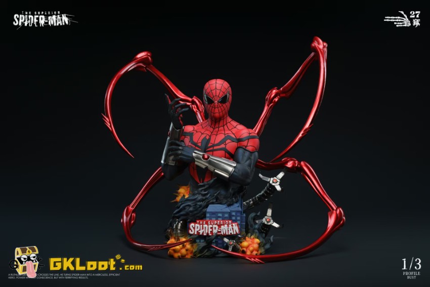 27abyss Studio Marvel Superior Spider-Man Bust - View 1 27abyss Studio Marvel Superior Spider-Man Bust - View 1