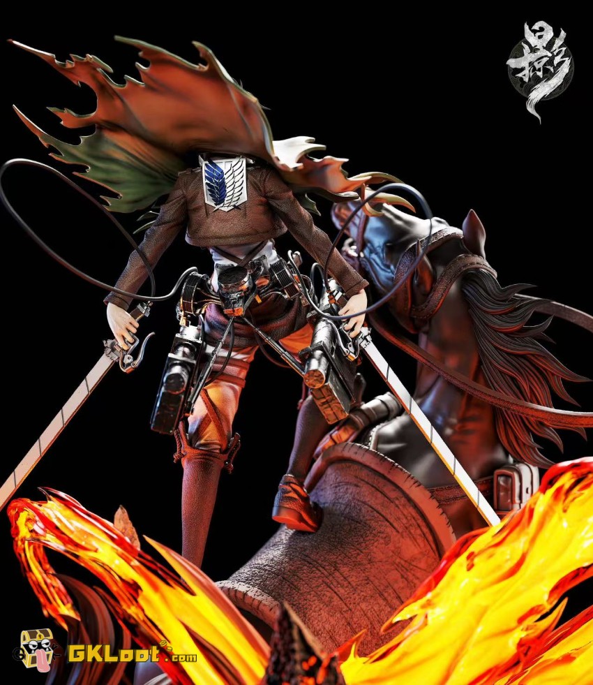 Lue Ying Studio Attack on Titan Levi Ackerman Statue w/ LED - View 3 Lue Ying Studio Attack on Titan Levi Ackerman Statue w/ LED - View 3