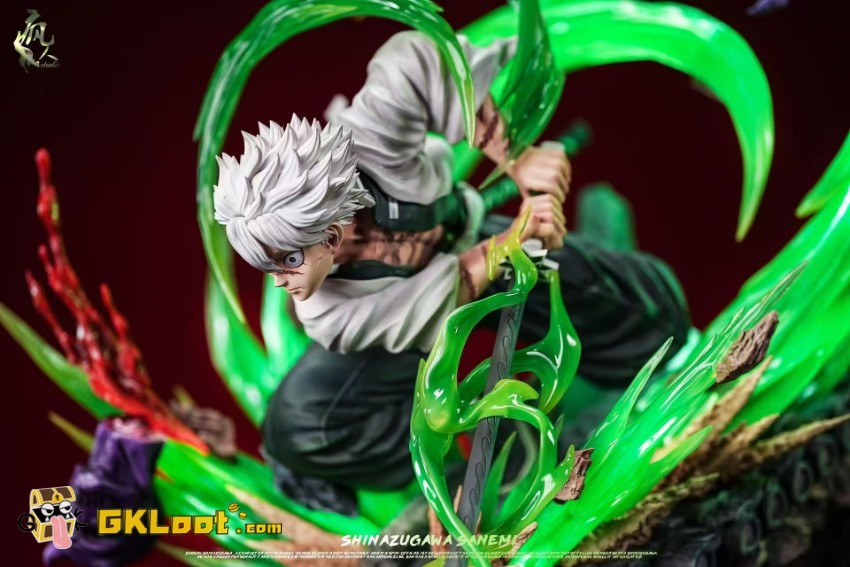 Madman Studio 1/6 Demon Slayer: Kimetsu no Yaiba - Sanemi Shinazugawa Statue w/ LED - View 3 Madman Studio 1/6 Demon Slayer: Kimetsu no Yaiba - Sanemi Shinazugawa Statue w/ LED - View 3