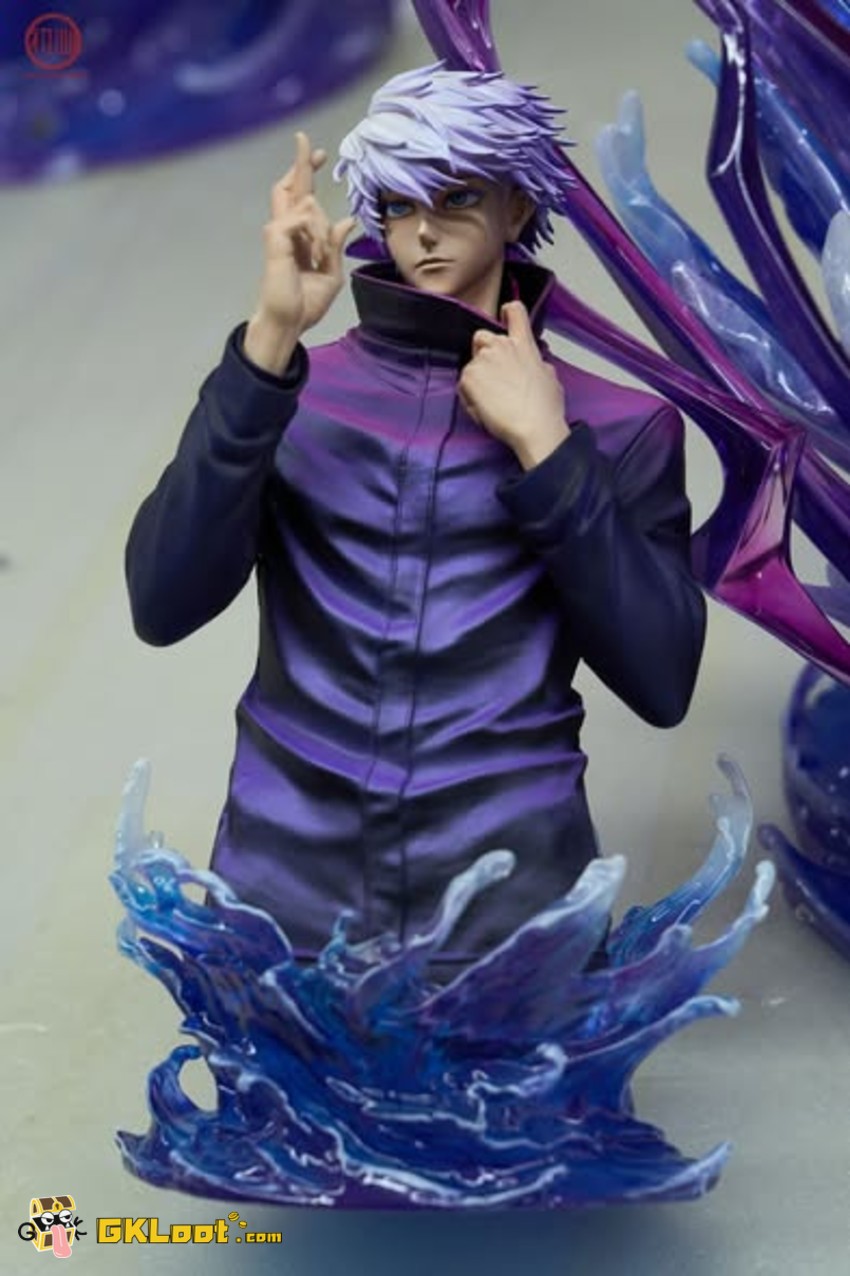 Initial Aspiration Studio 1/6 Jujutsu Kaisen Satoru Gojo Statue w/ LED - View 3 Initial Aspiration Studio 1/6 Jujutsu Kaisen Satoru Gojo Statue w/ LED - View 3