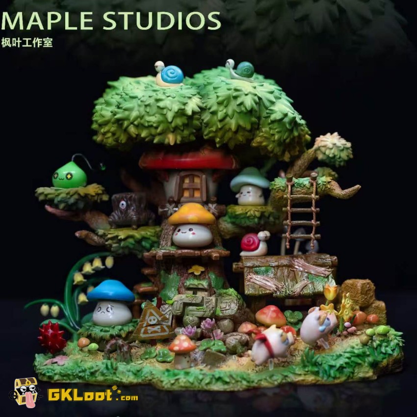 Maple Studio MapleStory Henesys Statue - View 1 Maple Studio MapleStory Henesys Statue - View 1