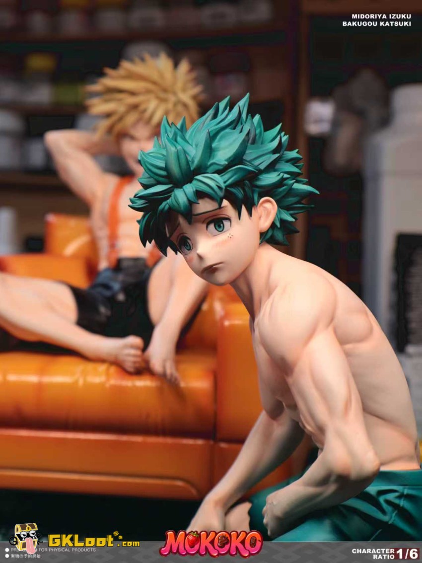 MOKOKO Studio My Hero Academia Izuku Midoriya & Katsuki Bakugo Statue - View 2 MOKOKO Studio My Hero Academia Izuku Midoriya & Katsuki Bakugo Statue - View 2