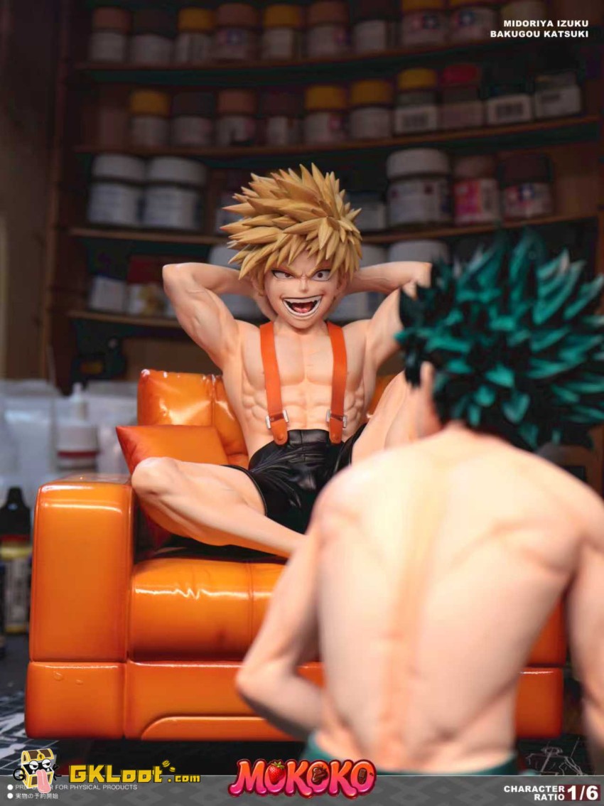 MOKOKO Studio My Hero Academia Izuku Midoriya & Katsuki Bakugo Statue - View 4 MOKOKO Studio My Hero Academia Izuku Midoriya & Katsuki Bakugo Statue - View 4