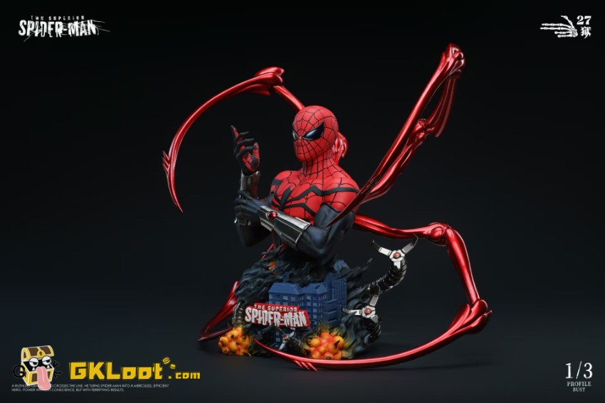 27abyss Studio Marvel Superior Spider-Man Bust - View 2 27abyss Studio Marvel Superior Spider-Man Bust - View 2