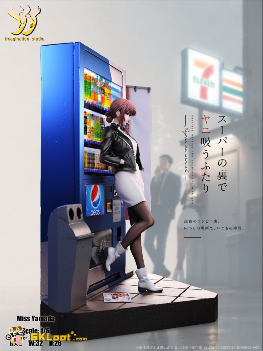 Imagination Studio 1/6 Behind the Supermarket, Smoking with You Yamada Statue - View 6 Imagination Studio 1/6 Behind the Supermarket, Smoking with You Yamada Statue - View 6