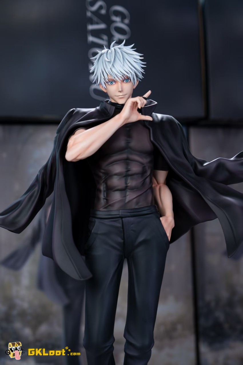 ZanyJoke & FANTASY Studio Jujutsu Kaisen Satoru Gojo Statue w/ LED - View 4 ZanyJoke & FANTASY Studio Jujutsu Kaisen Satoru Gojo Statue w/ LED - View 4