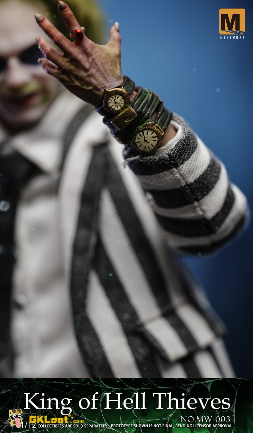 MINIWORK Studio 1/12 Beetlejuice Beetlejuice Action Figure - View 8 MINIWORK Studio 1/12 Beetlejuice Beetlejuice Action Figure - View 8